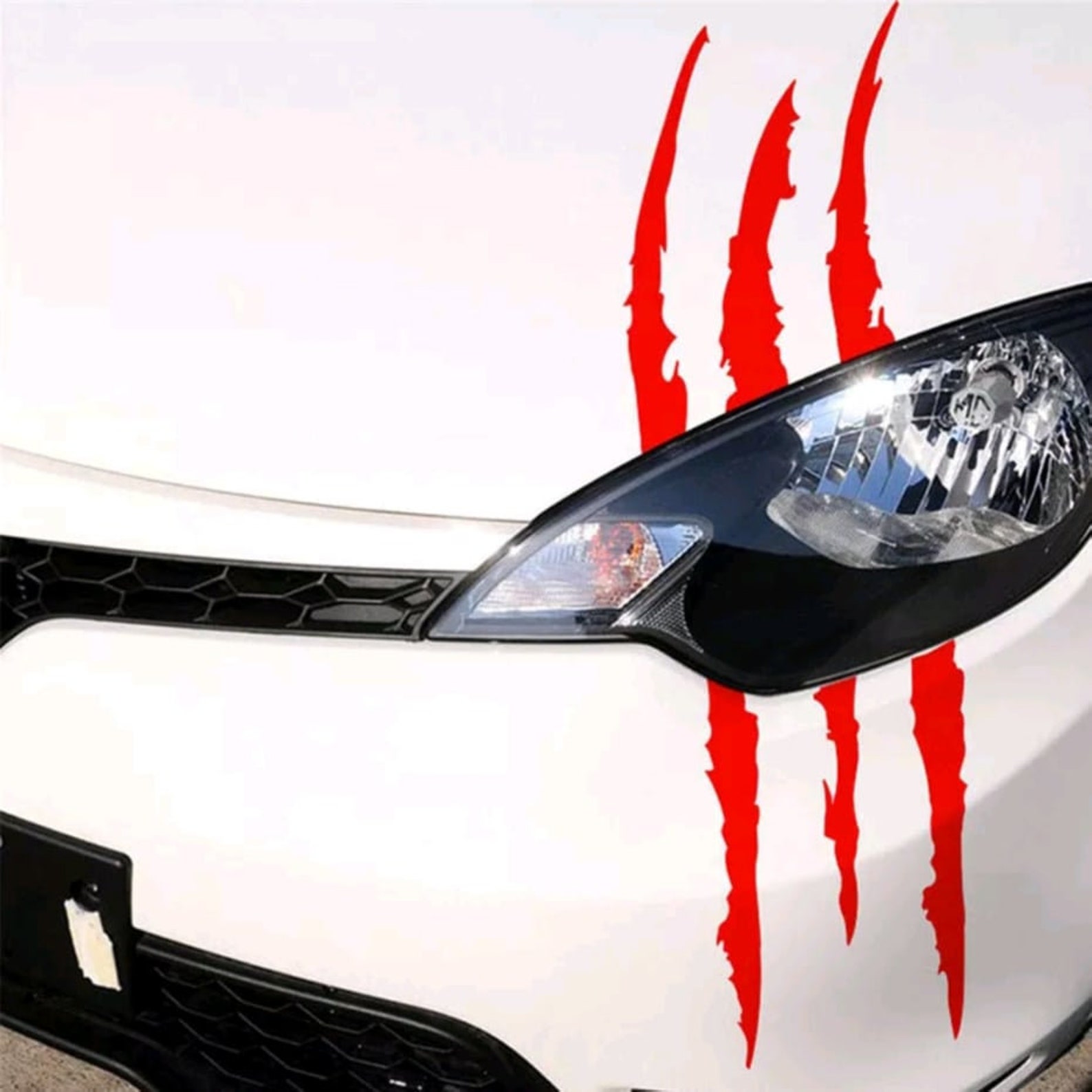 2x Funny Car Sticker Car Accessories Vinyl Stickers Monster Etsy