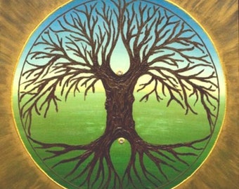 Wandbild als Energiebild "Tree of Paradise"