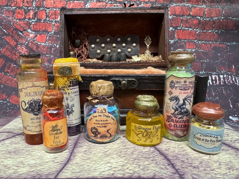 Dragon’s Lair Chest! Potions Chest! Apothecary! - Etsy