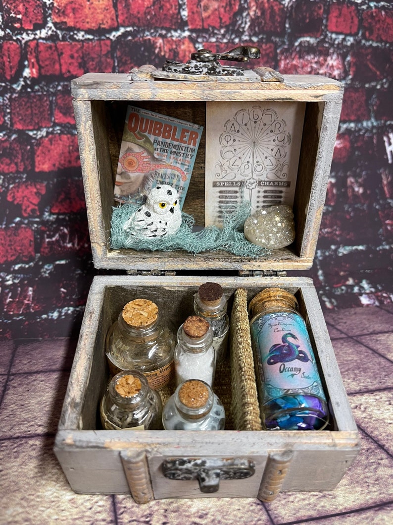 Wizards Potion Chest Apothecary Chest Etsy