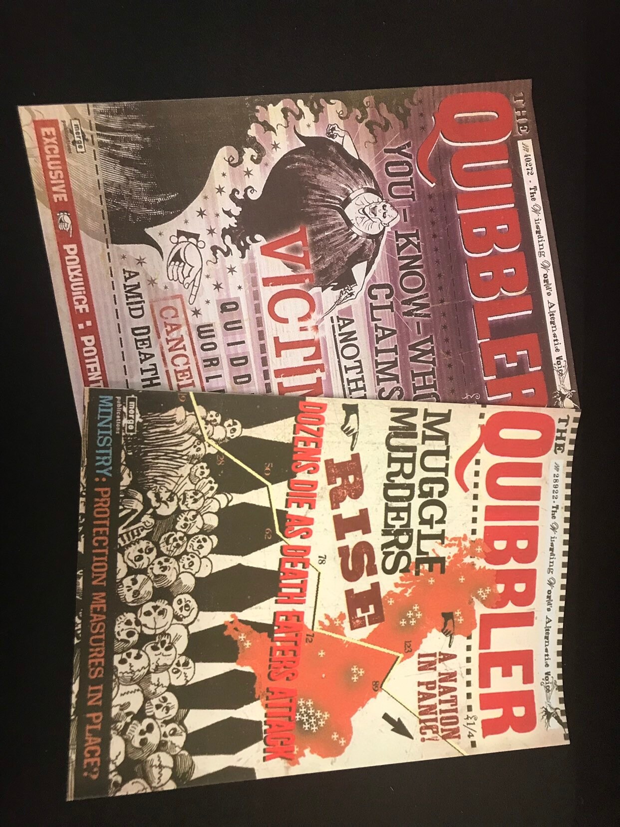 8 Quibbler Magazine Covers Party Prop | Etsy
