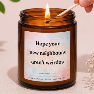 New Home Gifts for Couple, House Warming Candle, Moving Away Present