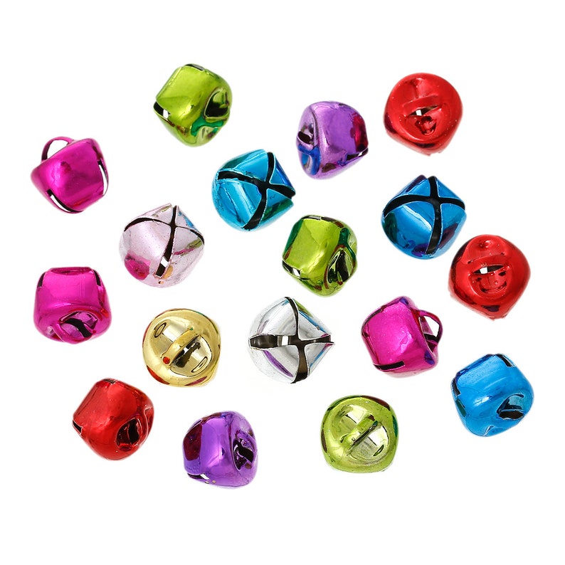 10 x bells Bunt 12 x 12 mm