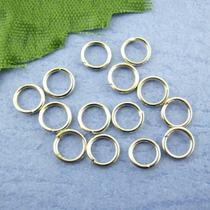100 x jump rings silver 5 mm