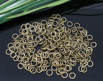 100 x Biegeringe Bronze 6mm