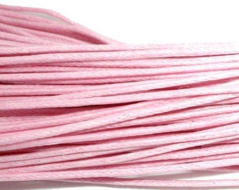 Bobine Fil Coton Ciré 2mm - Marron Noisette - 80 Mètres - Neuf - Fait Main Possible