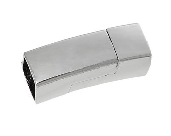 1 x magnetic closure silver 28 x 10 mm