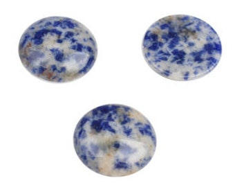 1 x Cabochon Naturstein Blau 19mm