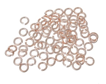 150 x Biegeringe Rosé Gold 4mm