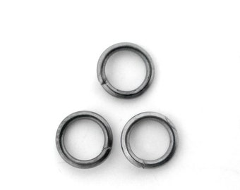 100 x Biegeringe Gunmetal 5mm