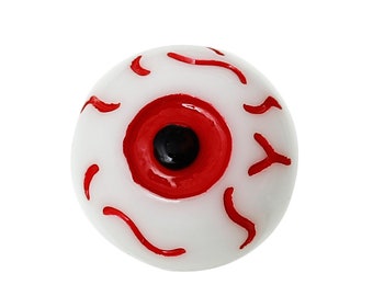 5 x Cabochon Auge Rot 16mm