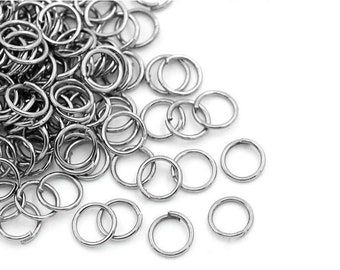 100 x bending silver 6 mm