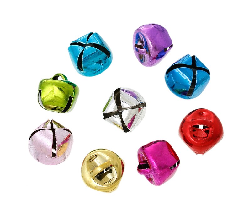 10 x bells Bunt 12 x 12 mm