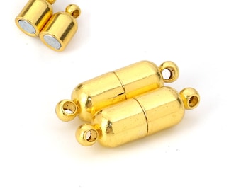 2 x Magnetverschluss Gold 20x6mm