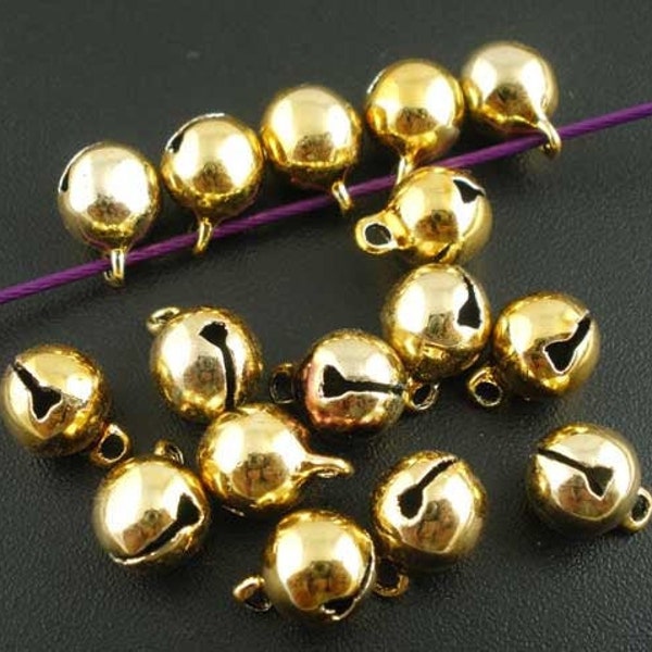 20 x Glöckchen Gold 8mm