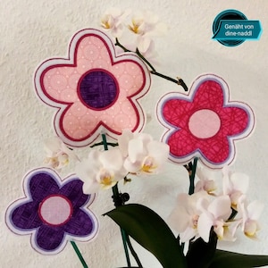 ITH Flower Plug Embroidery File