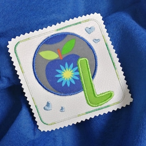 Ith Mug Alfombra Carta "L" Archivo de Bordado