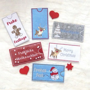 ITH Chocolate Sleeves Christmas Embroidery File