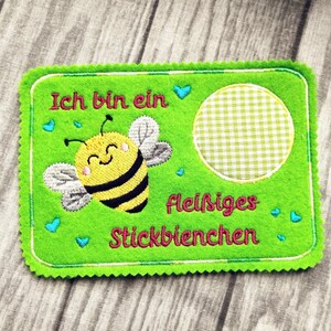 Embroidery file ITH Mug Rug Stickbiachen