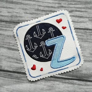 ITH Mug Rug Letter &quot;Z&quot; Embroidery File