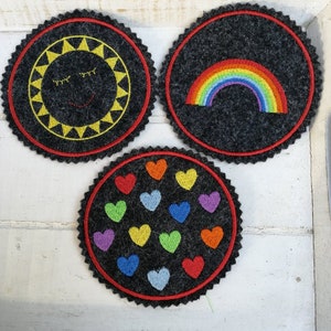 ITH Embroidery File Coaster