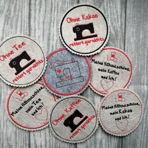 Embroidery File Coasters Bundle