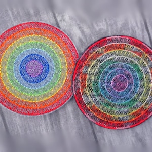 ITH Coaster Rainbow Mandala