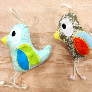 ITH Bird Pendant Embroidery File