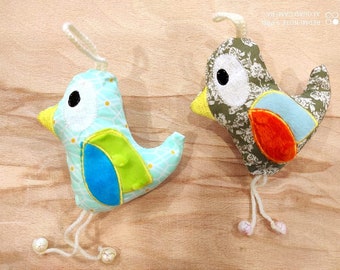 ITH Bird Pendant Embroidery File