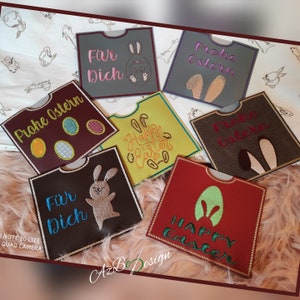 Embroidery file ITH square chocolate sleeves