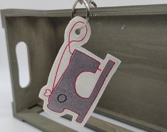 Archivo de bordado Llavero Máquina de coser 10x10