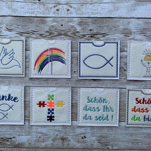 Mini Manches Christian Motifs ITH Broderie Fichier