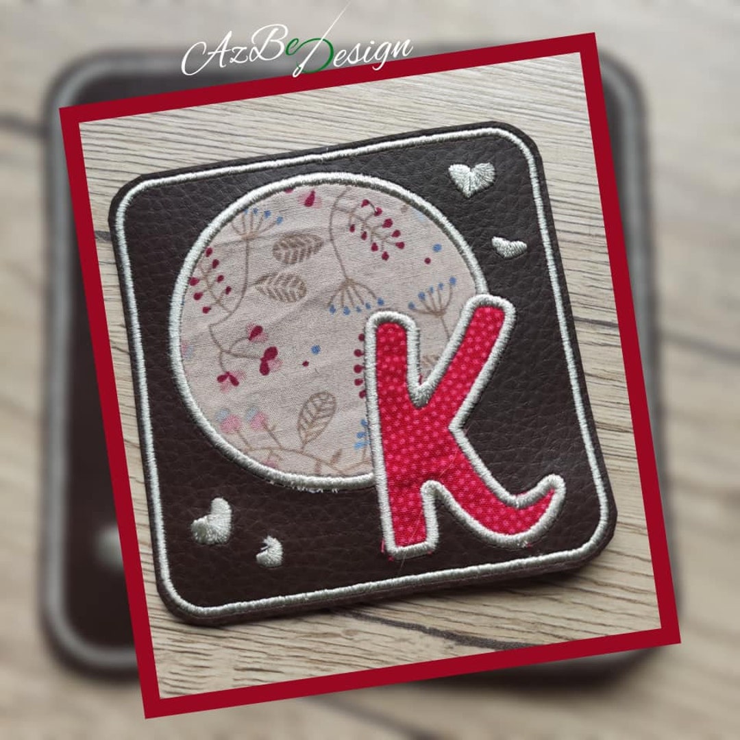 ITH Mug Rug Letter 