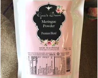 SAME/NEXT DAY Shipping!!!  Genie's Dream Premium Meringue Powder 1 Pound poly pouch (resealable) (Best by date 6/15/25)