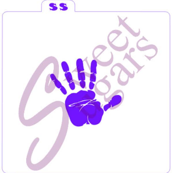 Hand Print (Large Single or Small Double) Silkscreen Stencil