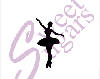 Ballet Dancer Silhouette #1 Silkscreen Stencil