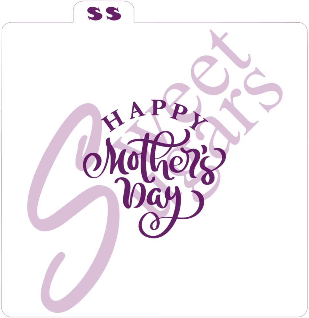 Happy Mother’s Day Silkscreen Stencil - Etsy