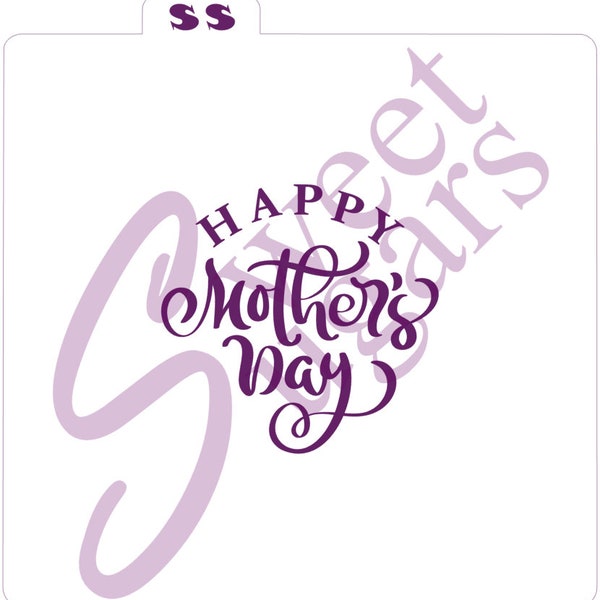 Happy Mother's Day Silkscreen Stencil