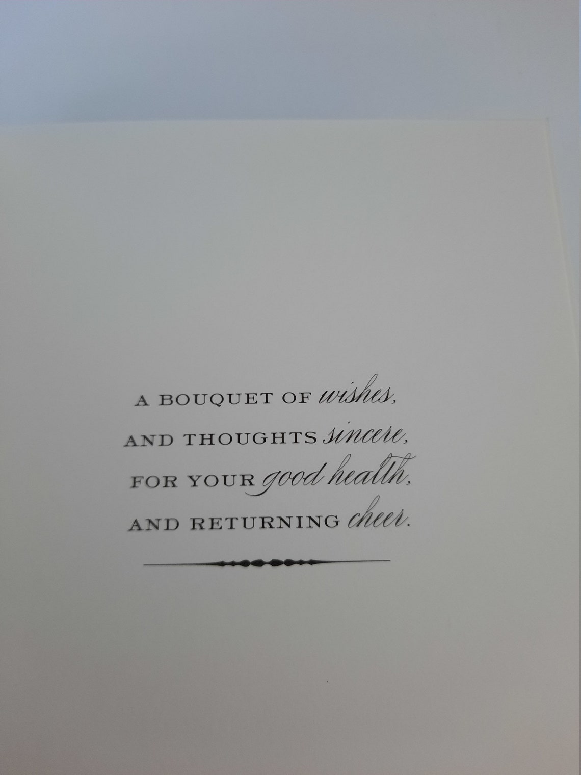 Wishing You Well Good Health Greeting Card Encouragement  Etsy