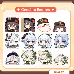 Genshin Emotes Pack
