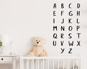 Alphabet | Alphabet Decal | Alphabet Letters | Wall Decal | Vinyl Decal | Nursery Wall Decal | Nursery Decals | Wall Sticker