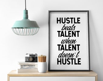 office wall decal funky hustle beats talent when doesnt hustle wall decal office art home sticker decal only wall decal etsy office wall decal funky hustle beats talent when doesnt hustle wall decal office art home sticker decal only wall decal etsy