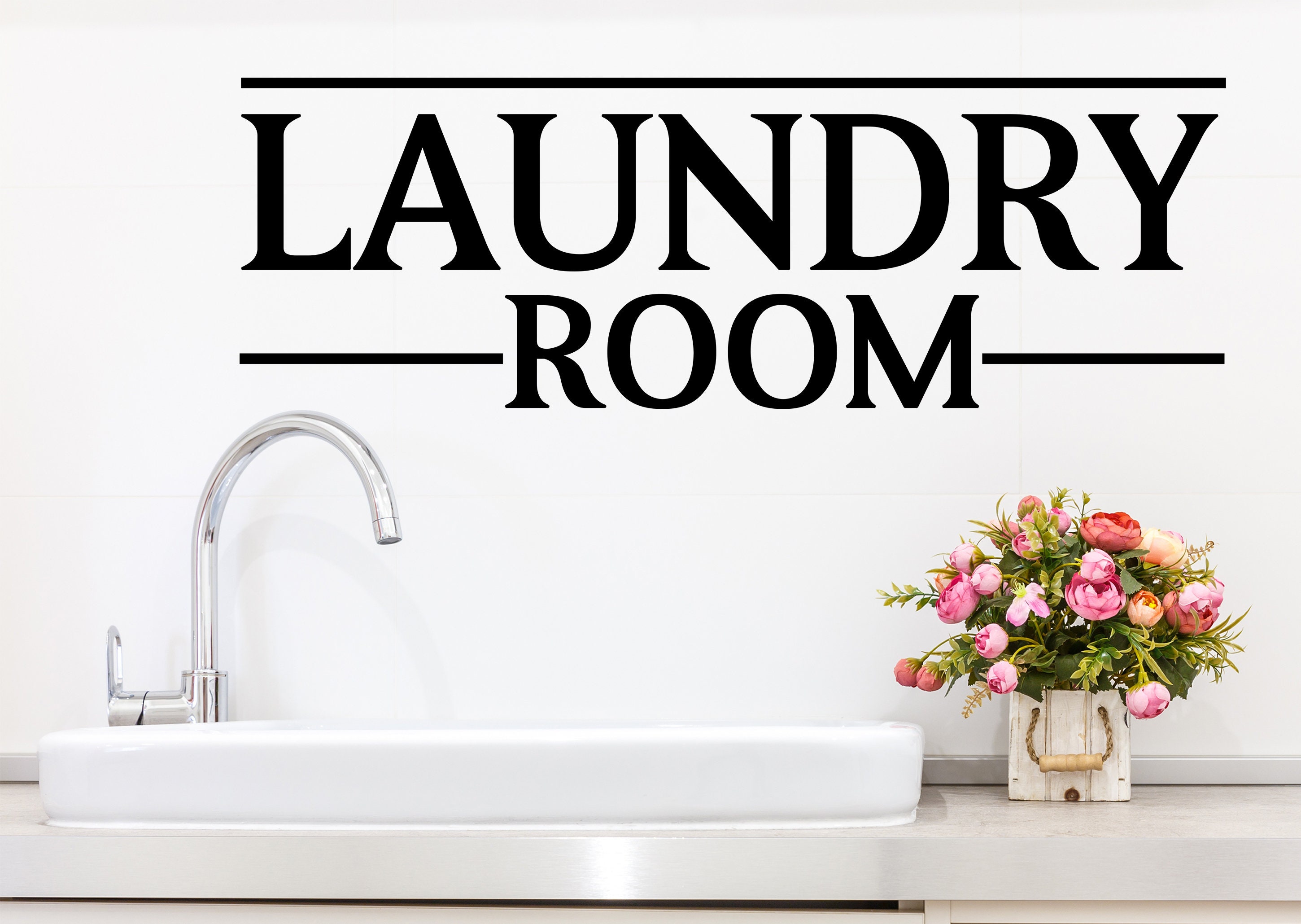 Laundry Room Wall Decal Vinyl Decal Laundry Room Decal Etsy