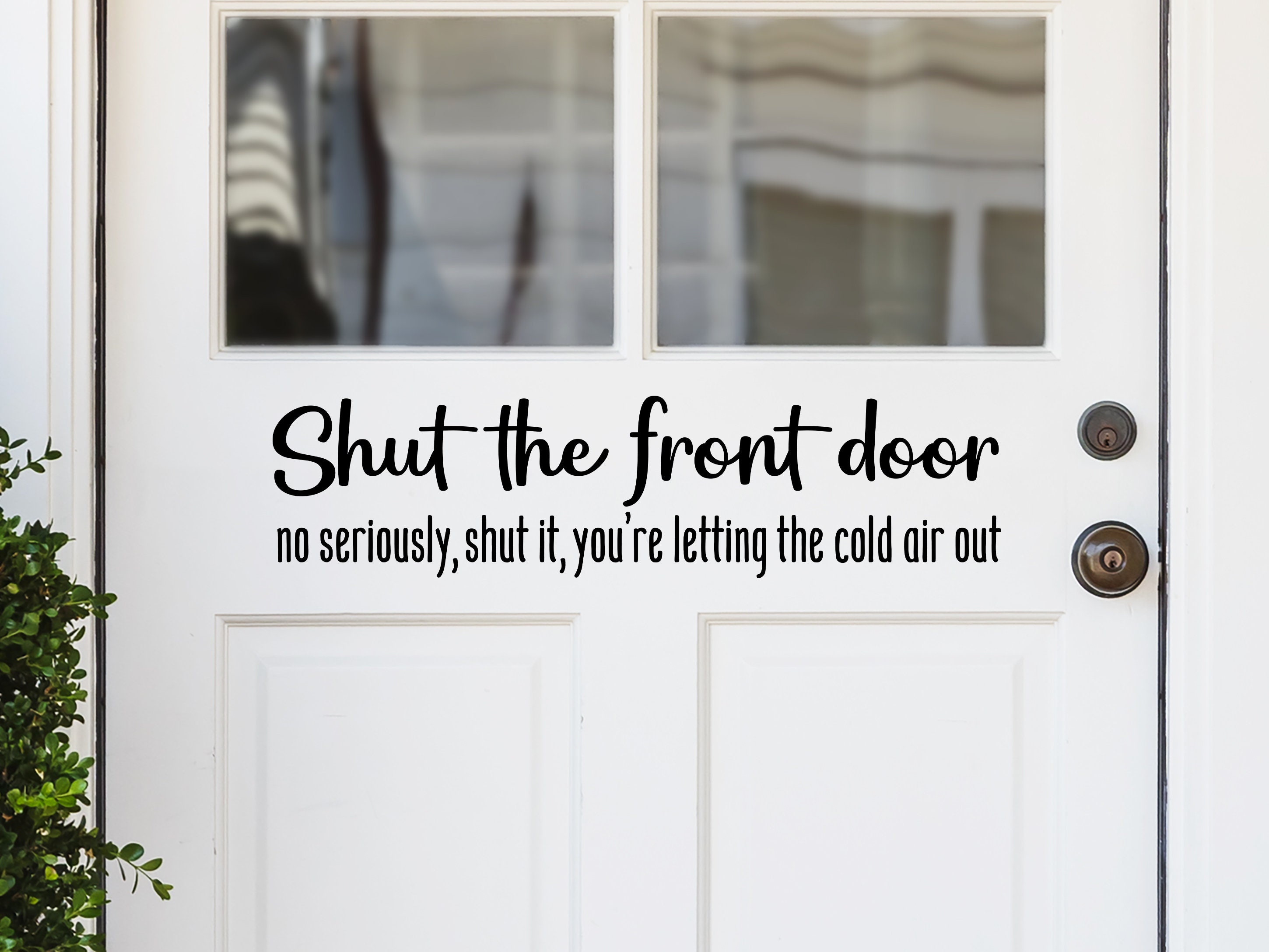 Design Imports Shut The Front Door Doormat - 20261942