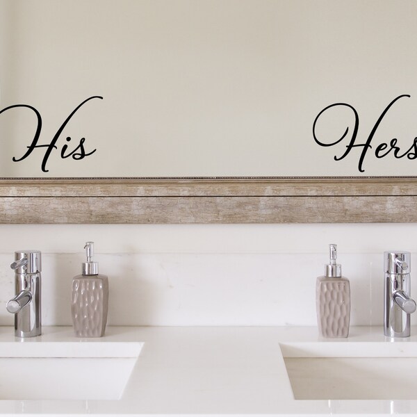 Bathroom Sink Decal Etsy