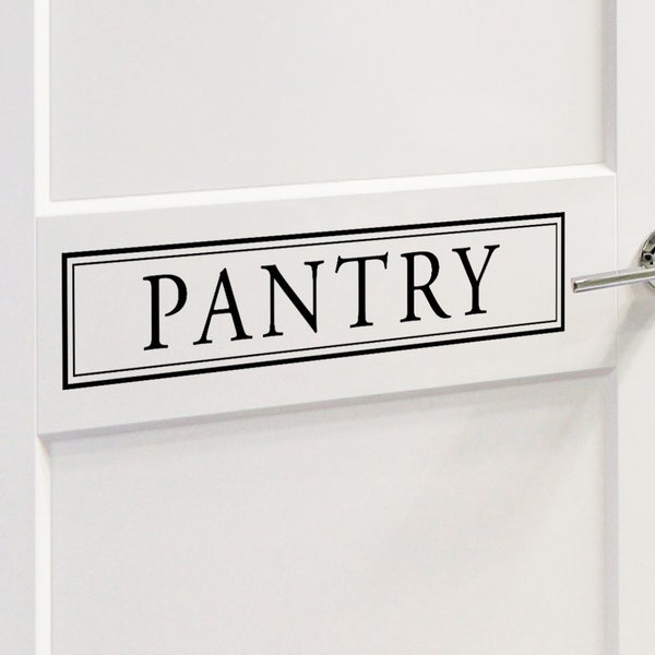 Pantry | Vinyl Decal | Pantry Decal | Pantry Sign | Pantry Door Decal | Pantry Door Sign | Kitchen Wall Decal | Kitchen Wall Art