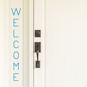 Welcome Welcome Door Decal Welcome Door Sign Welcome Decal Front Door Front Door Decal Door Decal Welcome Sign image 6