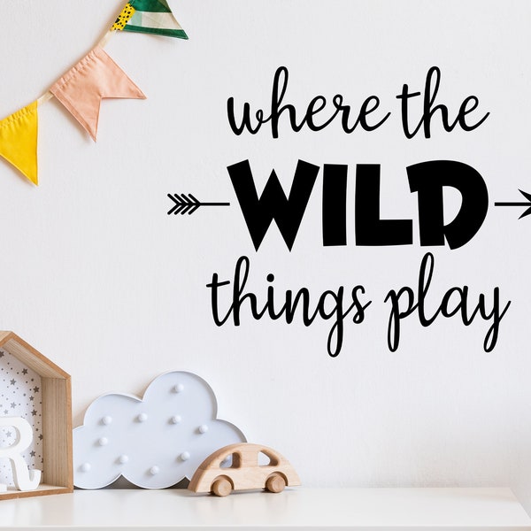 Playroom Wall Decal Etsy