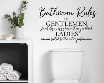 Boys Bathroom Girls Bathroom vinyl decal wall sticker bathroom decor decals Boys Bathroom Girls Bathroom vinyl decal wall sticker bathroom decor decals