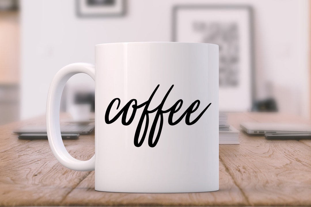Coffee Coffee Decal Coffee Mug Decal Coffee Cup Decal - Etsy